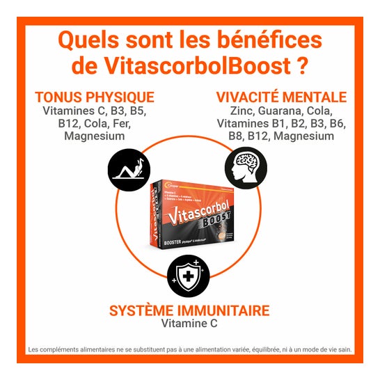 Vitascorbol Boost 20 comp efervescentes