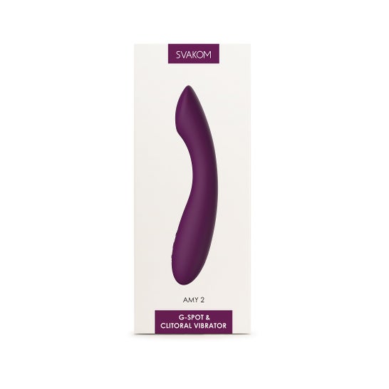 Svakom Amy 2 G-Spot & Clitoral Vibrator Violet 1ud