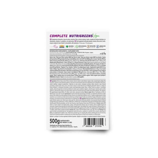HSN Complete Nutrigreens 500g Sin Sabor