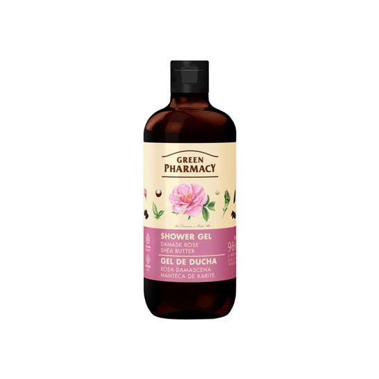 Green Pharmacy Gel Ducha Rosa Damasco Manteca de Karité 500 ml
