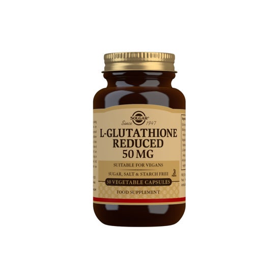 Solgar L-Glutathion Reduziert 50 mg 30Kapseln