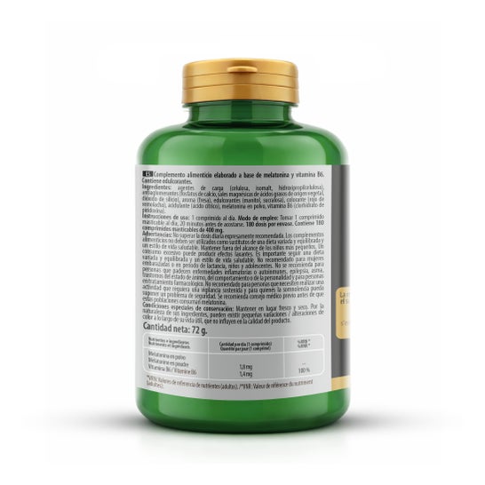 Phytofarma Melatonina Masticable 180 comp