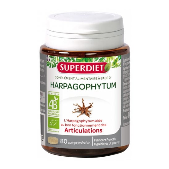 Super Dieet Harpagophytum Organische 80 tabletten