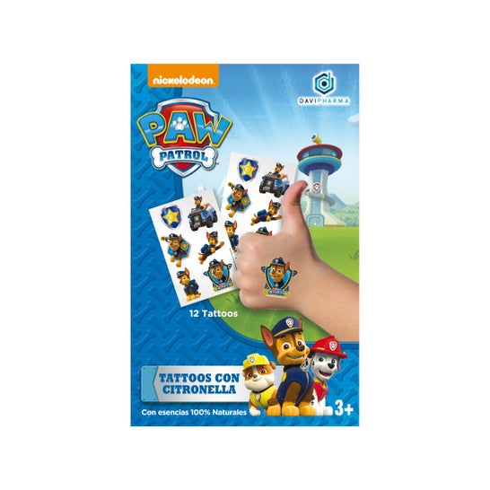 Davipharma Tattoos Box Citronella Paw Patrol Blue