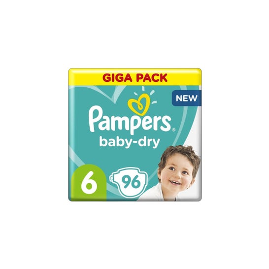Pampers Pannolini Baby Dry Taglia 6 13-18 kg 96 pz