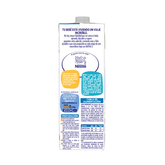 Nestlé Nativa 2 Liquid 1L