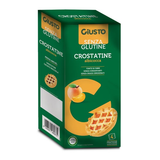 Giusto Senza Glutine Crostatina Albicocca Bio 4x45g