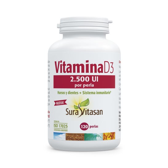 Sura Vitasan Vitamina D3 2.500Ui 120 Perlas