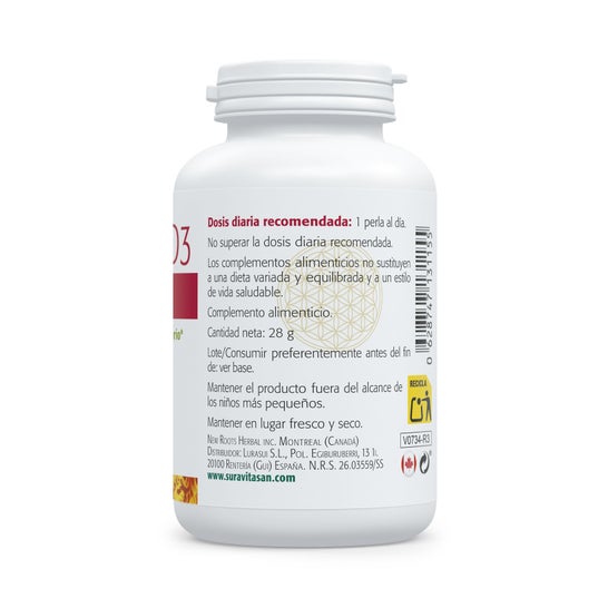 Sura Vitasan Vitamina D3 2.500Ui 120 Perlas