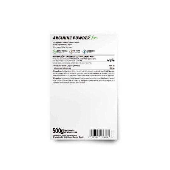 HSN L-Arginina HCL en Polvo 500 g