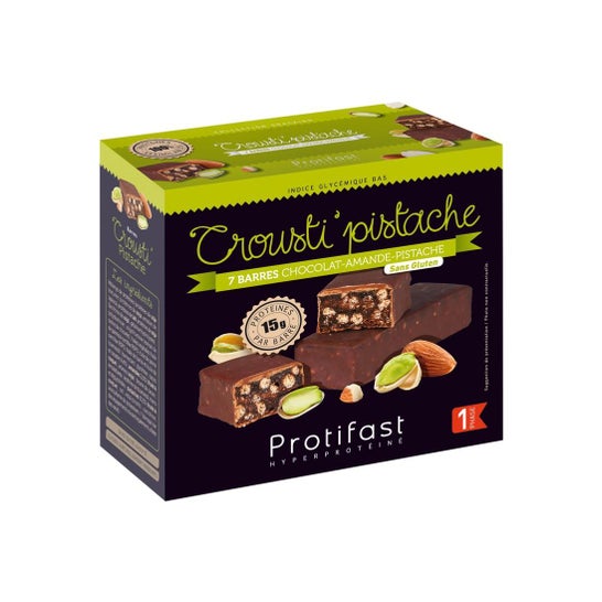 Protifast Crousti Pistacho Barritas 7x44 gr