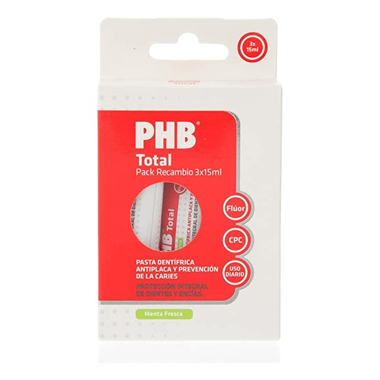 Phb Pack Voyage Dentifrice 3x15ml