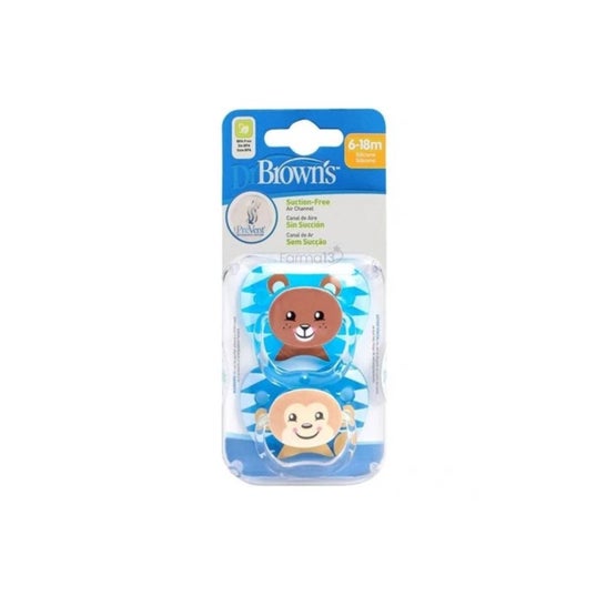 Dr Browns Pacifier Sil.prevent Classic Child 6-12 m T2
