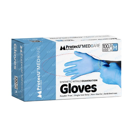 Protecu Medcare Nitrile Gloves M 100 pieces