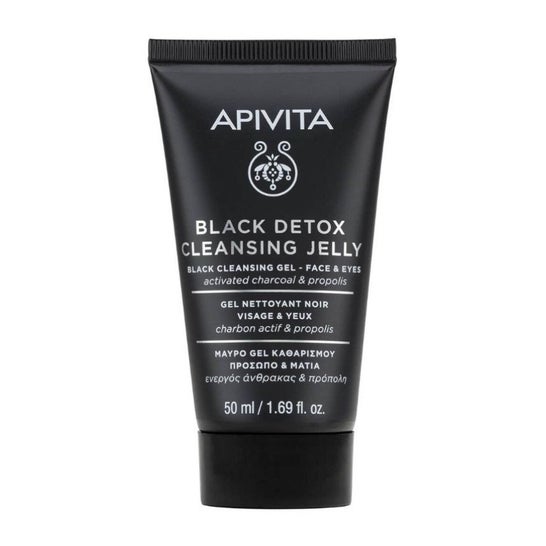 Apivita Mini Black Detox Cleansing Gel 50ml
