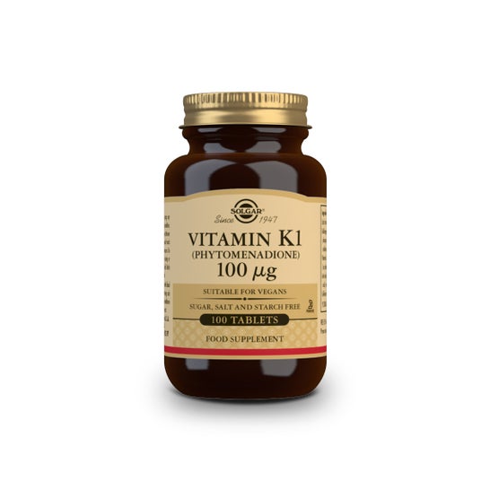 Solgar Vitamina K1 100 Mcg 100 Comp