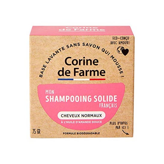 Corine De Farme Almond Solid Shampoo Normal Hår 75gr