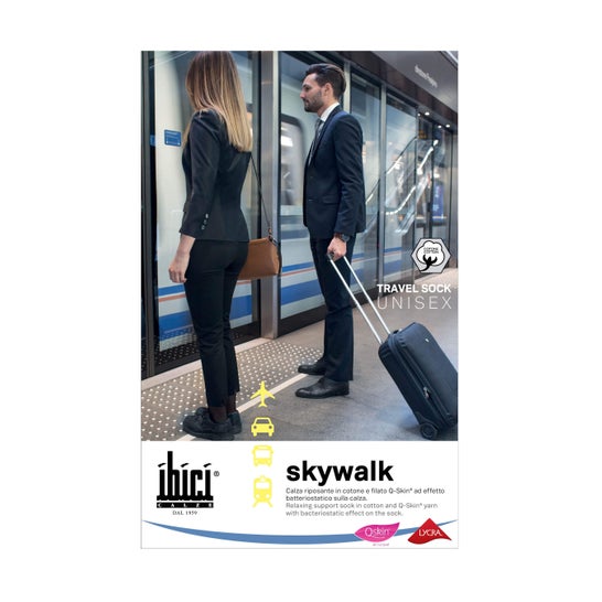 Ibici Skywalk 140 Meia Homem Preto Tamanho S 1 Par