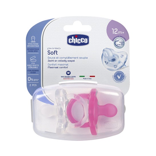 Chupete Chicco Physio Soft 12M+ Ros2