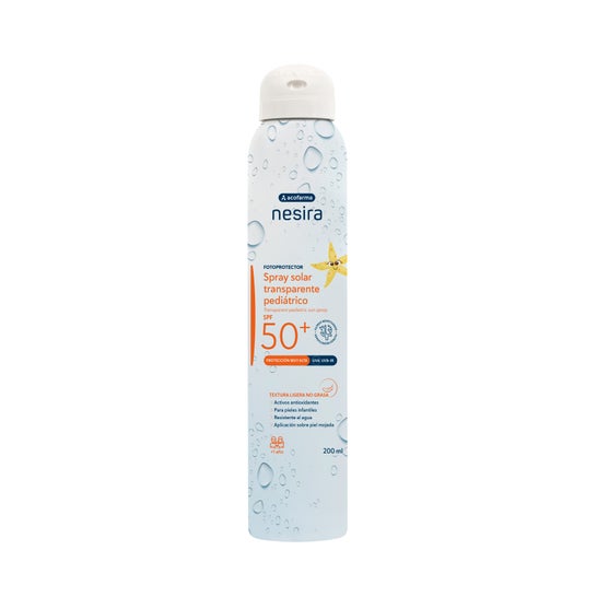 Acofardem Nesira Spray Solar Transparente Pediátrico SPF50+ 200ml