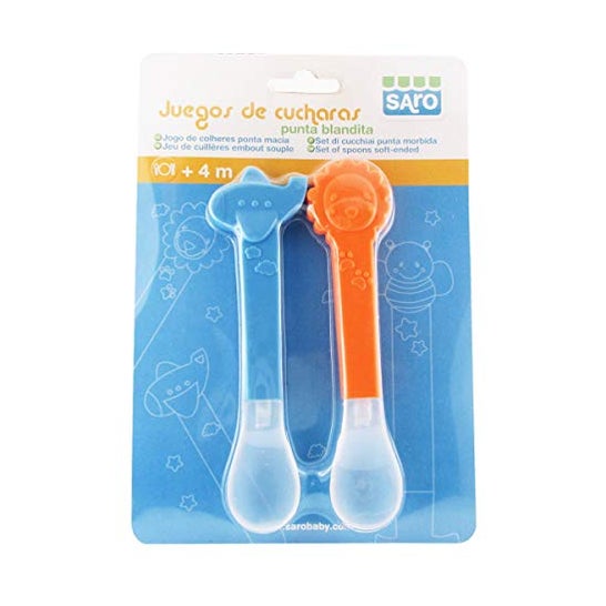 Saro Silicone Soft Tip Spoons 2 uts