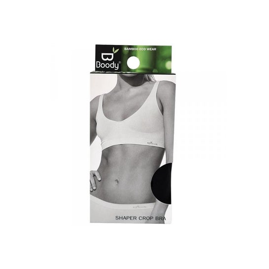 Boody Top Deporte Negro Talla M 1ud