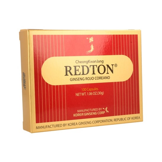 Redton Ginseng Rojo Coreano 100 Capsulas