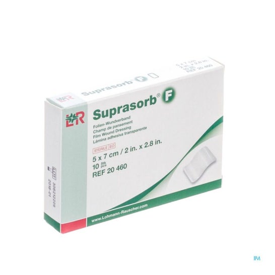 Suprasorb F Pansements Adhésif Stérile 5x7cm 10uts