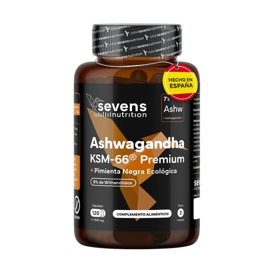 Sevens Nutrition Ashwagandha KSM-66 Premiun 120comp