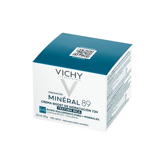 Vichy Minéral 89 Crema Boost Hidratación 100H Rica 50ml