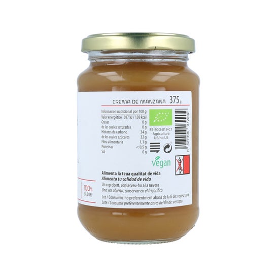 Cal Valls Mermelada Manzana Sin Azúcar Eco 370 g