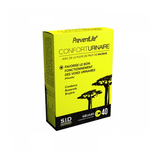 Sid Nutrition - Preventlife Confort urinaire 40 glules