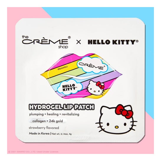 De Cream Shop Hello Kitty Parches Hidrogel Labios Fresa 3uds