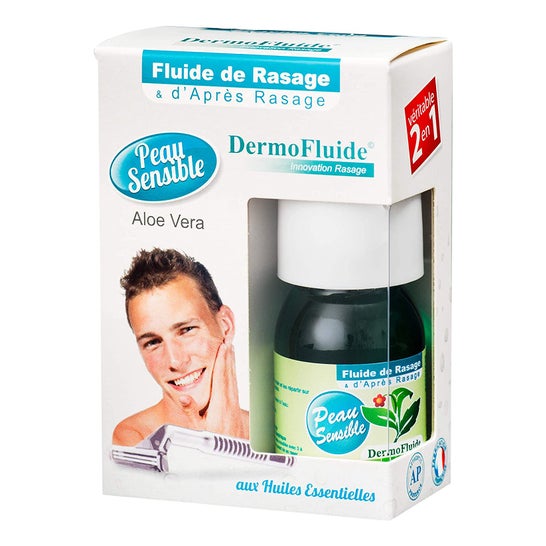 Deterlub Dermofluido Siero Afeitado Piel Sensible Aloe Vera 30ml