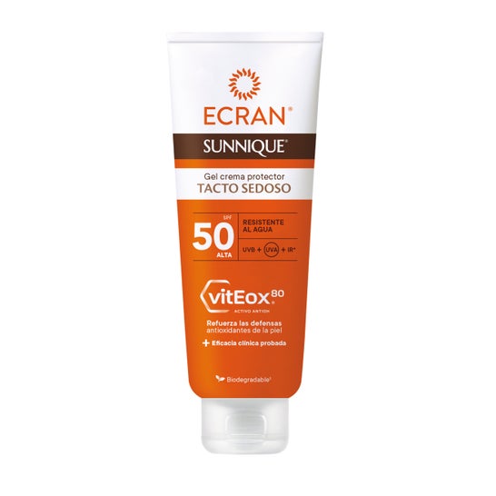 Ecran Sunnique Gel Crema Tacto Sedoso Protector Solar SPF50 250ml