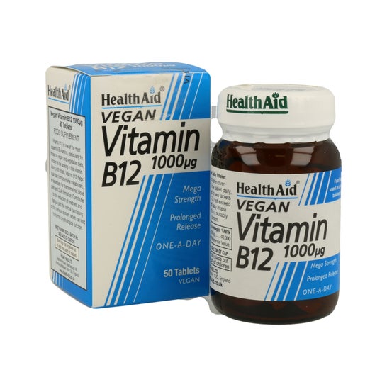 HealthAid Vitamina B12 1 000 Ui 50 comp