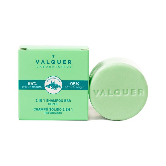 Valquer Champú Sólido 2 en 1 Reparador 70g