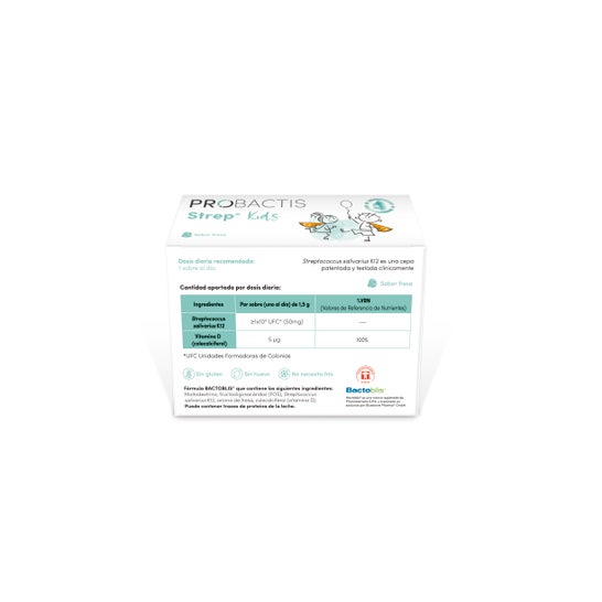Probactis Strep Kids Fresa 30 sobres