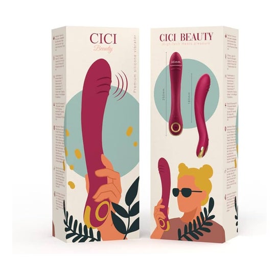 Cici Beauty Premium Silicone G-Spot Vibrator 1ud