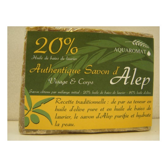 Aquaromat Aleppo Soap Handcrafted 20% 200G