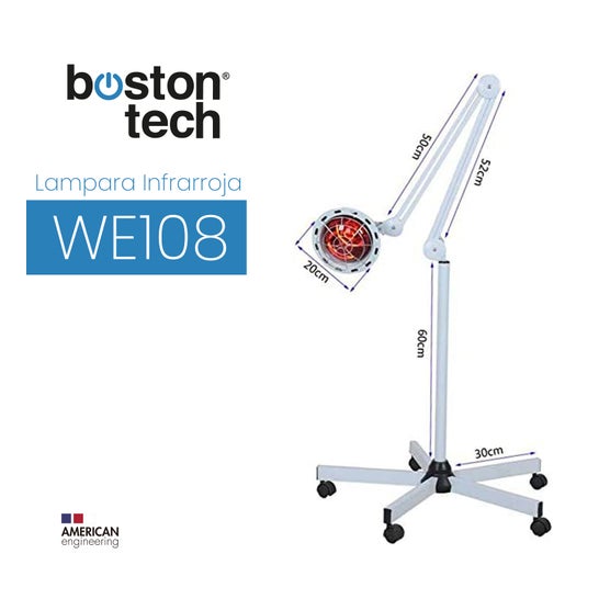 Boston Tech Lampada a Infrarossi da Terra WE108 275 W