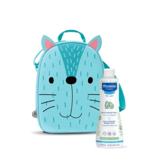 Mustela Espuma Banho 750ml + Gigantes Mochila Verde