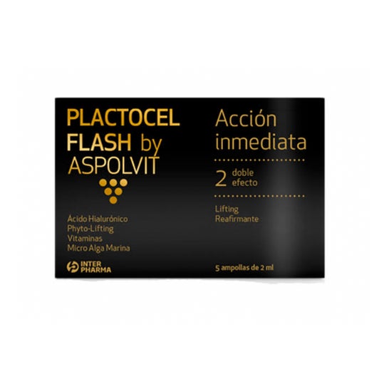 Aspolvit Plactocel Flash 5ampollasx2ml