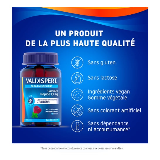 Valdispert Sueño Rápido 1,9mg 60gummies