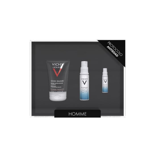 Vichy Homme Pack Protocolo Antiedad Sensi Baume