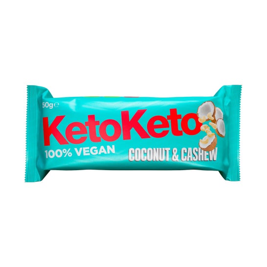 Keto Keto Barrita Energética Vegana Coco Y Anacardos 50G
