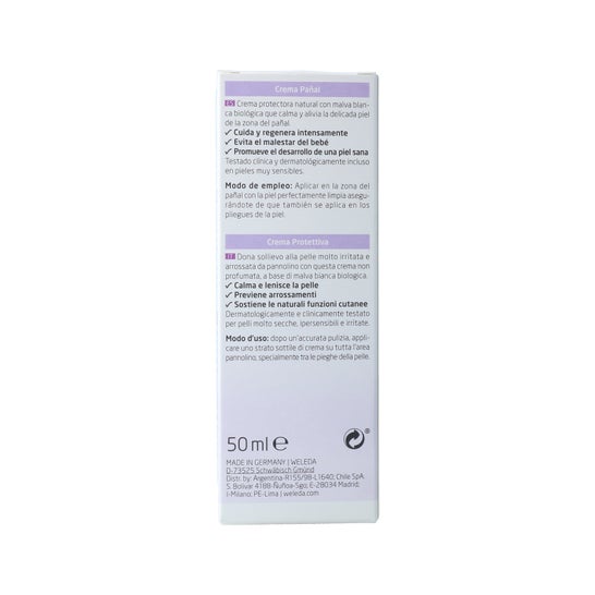 Weleda Baby Derma Crema Pañal de Malva Blanca 50 ml