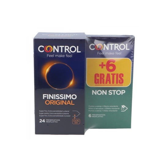 Control Pack Preservativos Finissimo + Non Stop