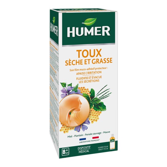 Humer Hoste + hostesirup 8 år flaske 170 ml