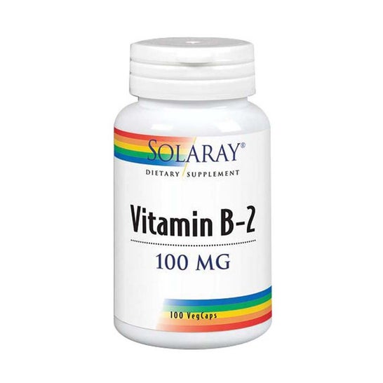 Solaray Vitamin B2 100mg 100Kapseln